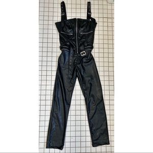PRETTYLITTLETHING “Leather” Jumpsuit